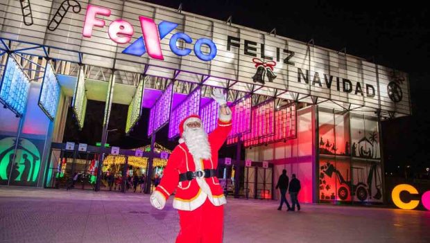 feria navideña en la Fexco