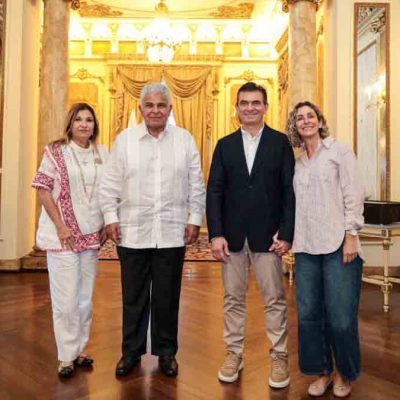 el presidente de Panamá y el presidente electo de Bolivia