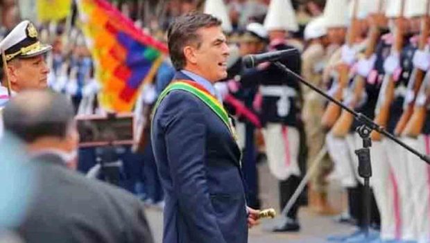 el presidente Rodrigo Paz en Sucre