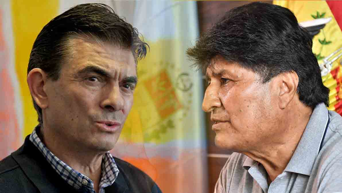 Rodrigo Paz y Evo Morales