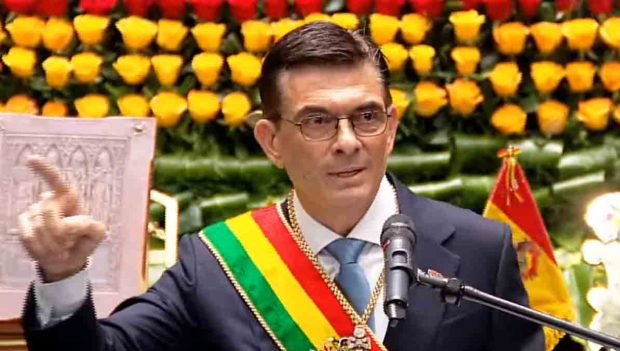 Rodrigo Paz, presidente de Bolivia