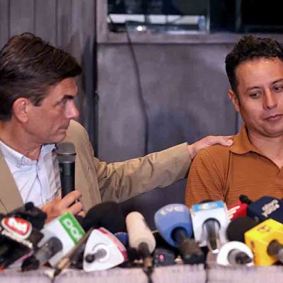 Rodrigo Paz y Edmand Lara