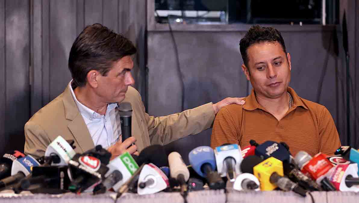 Rodrigo Paz y Edmand Lara