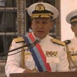 comandante en jefe de las FFAA, Gustavo Aníbarro Escobar