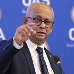 El secretario general adjunto de la OEA, Albert Ramdin