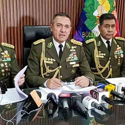 Augusto Russo, comandante de la Polic{ia