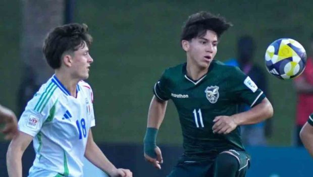 incidencias del partido disputado entre Bolivia e Italia