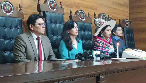 Los cuatro magistrados electos del TCP