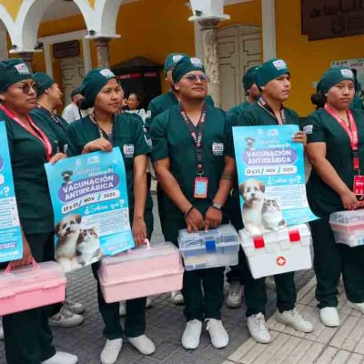 Vacunación antirrábica en Cochabamba