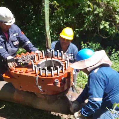 reparación del Oleoducto Santa Cruz-Samaipata