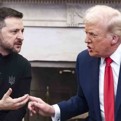 Volodimir Zelenski y Donald Trump