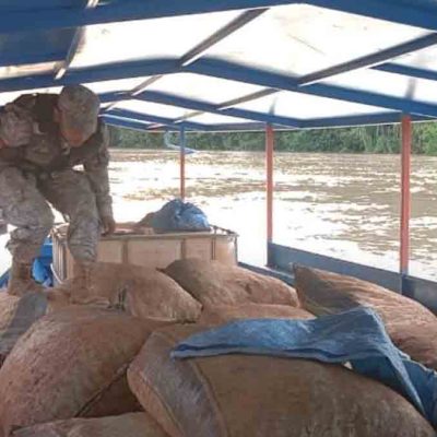 almendra ilegal en Sena