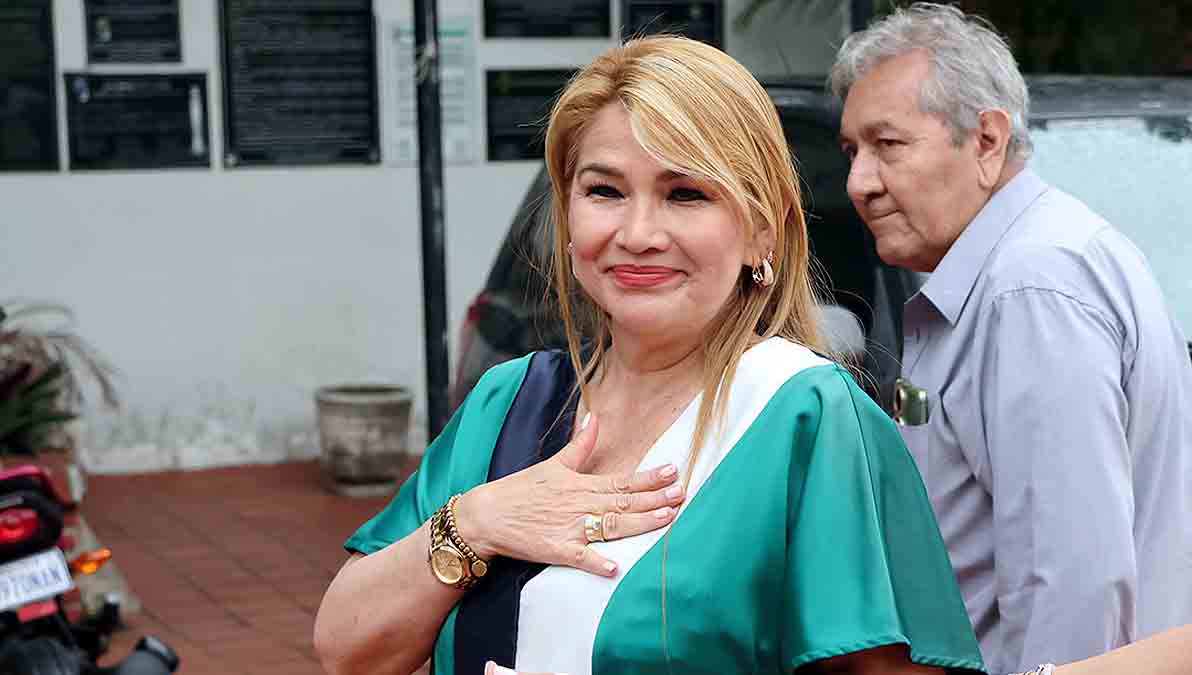 la expresidenta Jeanine Áñez