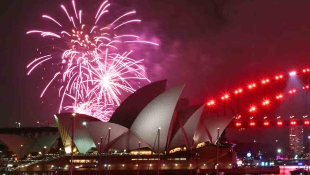 recibimiento del nuevo año en Sidney