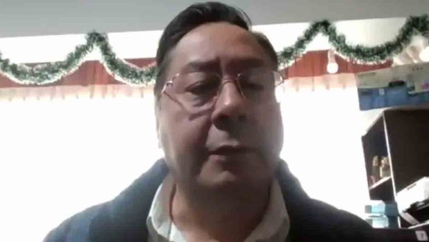 expresidente Luis Arce en su audiencia cautelar