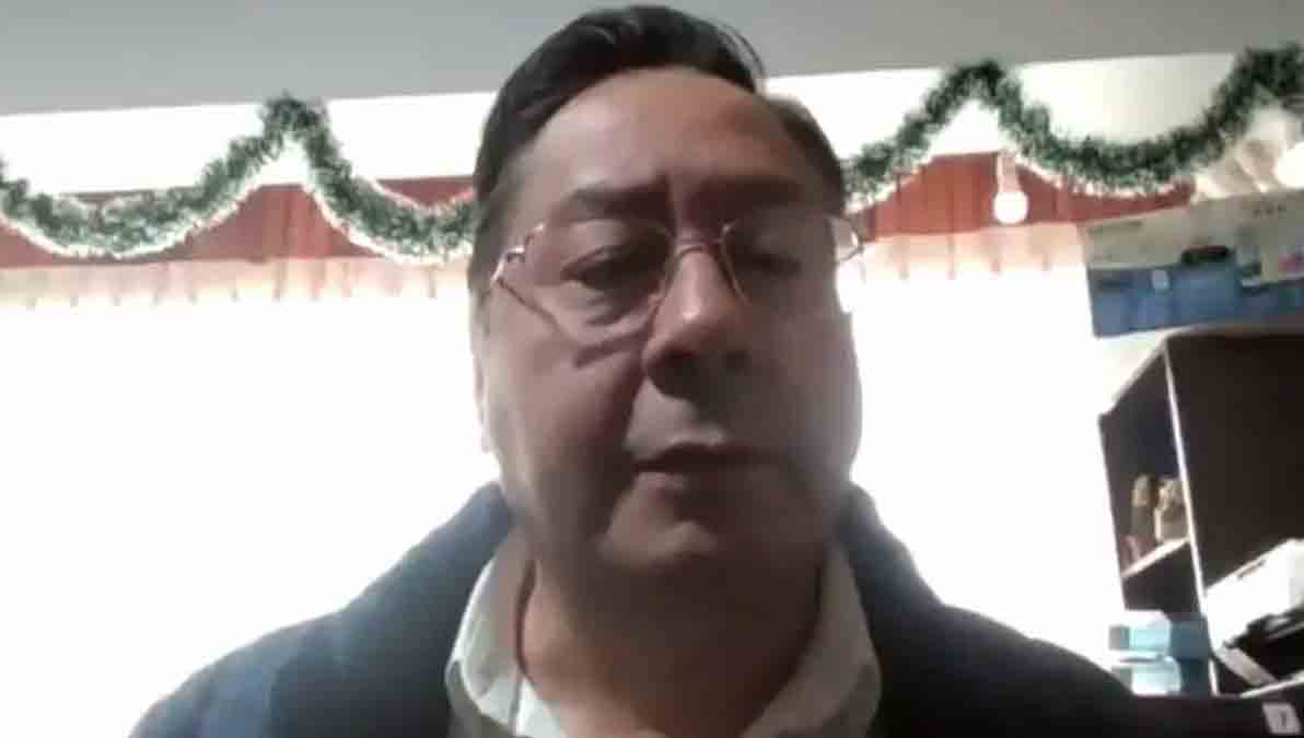 expresidente Luis Arce en su audiencia cautelar