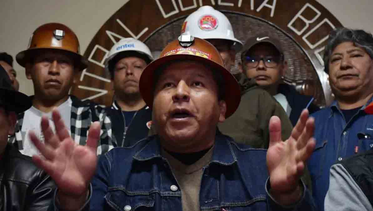 secretario ejecutivo de la COB, Mario Argollo