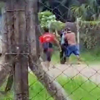 atacan a policías en el municipio de San Carlos