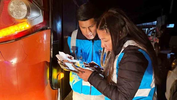 personal de la ATT realiza controles en terminales de buses