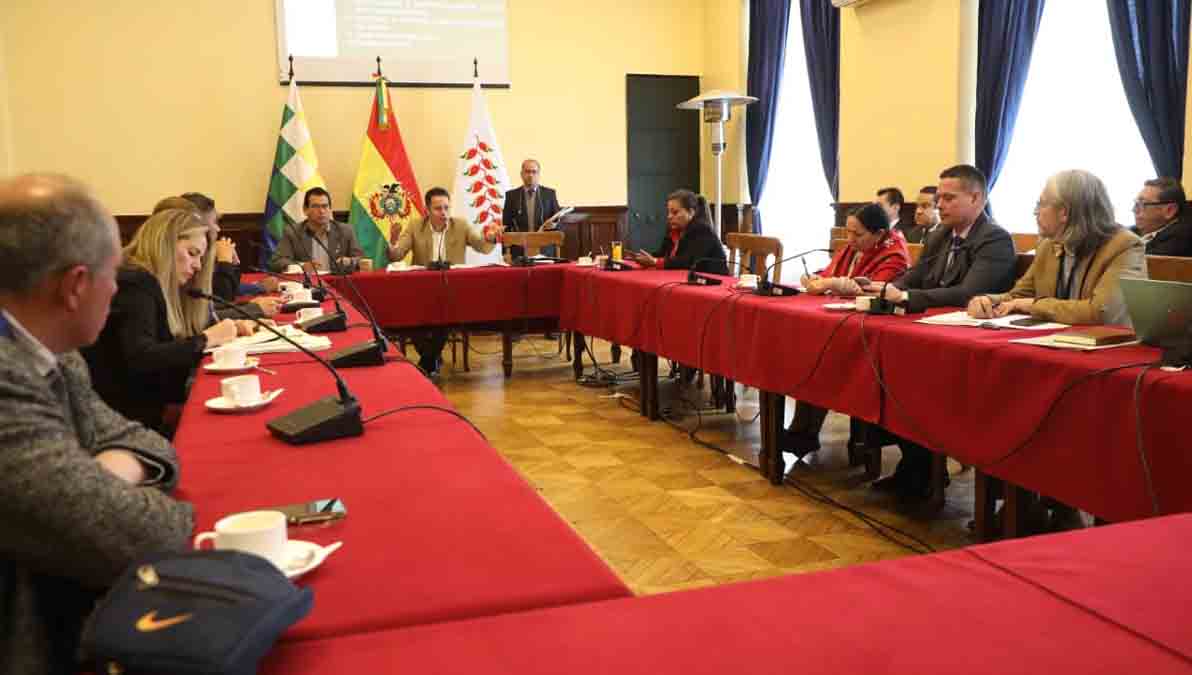 reunión de las bancadas de la ALP en la Vicepresidencia del Estado