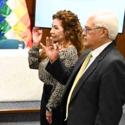 posesión del nuevo viceministro de Pensiones