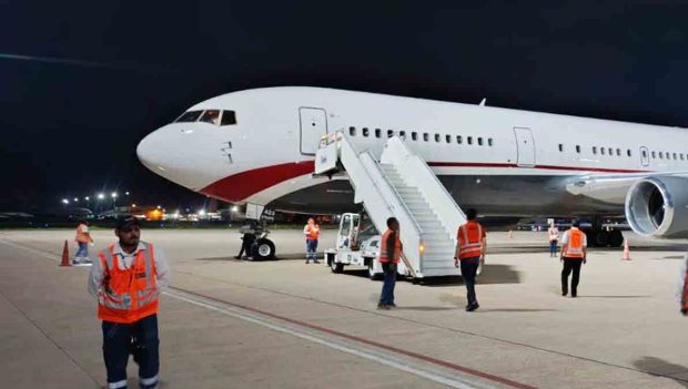 el avión Boeing 767 que alquiló BoA