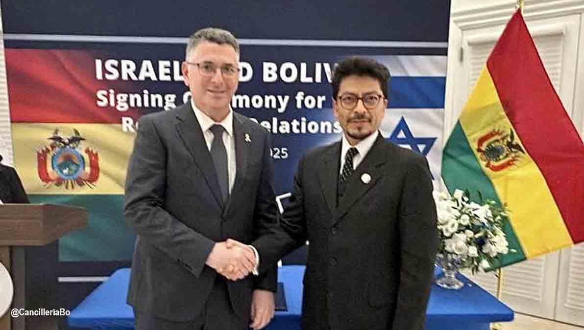 Israel y Bolivia restablecen relaciones diplomáticas