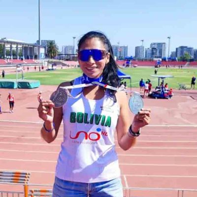América Helming atleta boliviana