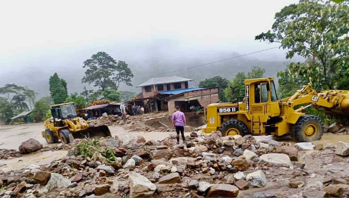 arreglos en la carretera nueva Cochabamba-Santa Cruz