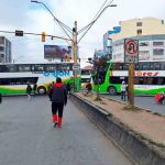 choferes bloquean las principal avenidas y calles en El Alto