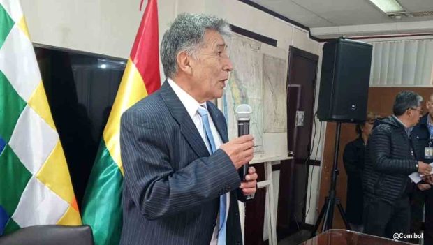 asume nuevo presidente de Comibol