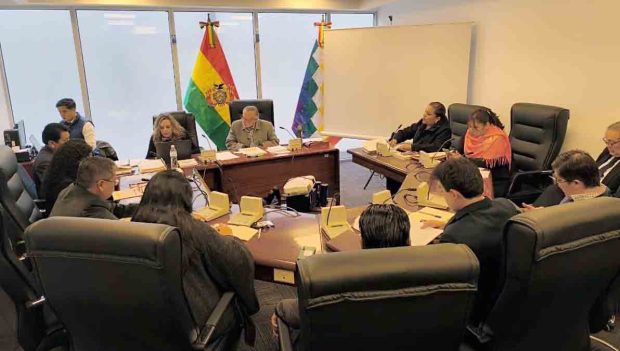 sesión de la Comisión de Constitución de la Cámara de Diputados