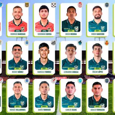 Convocados para el partido Bolivia-Perú