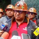 cooperativistas mineros cooperativistas tras la reunión con autoridades del ministerio de Defensa