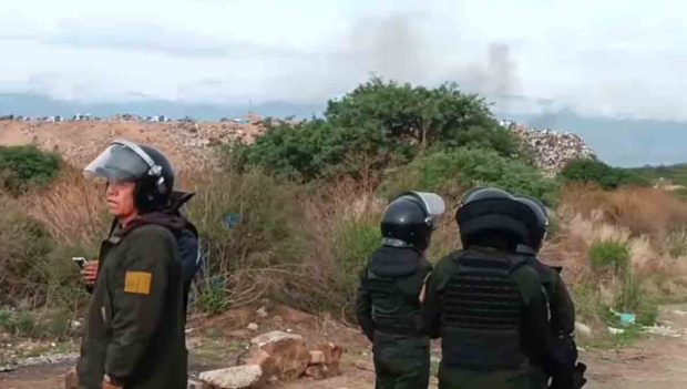 efectivos de la Policía en Cotapachi