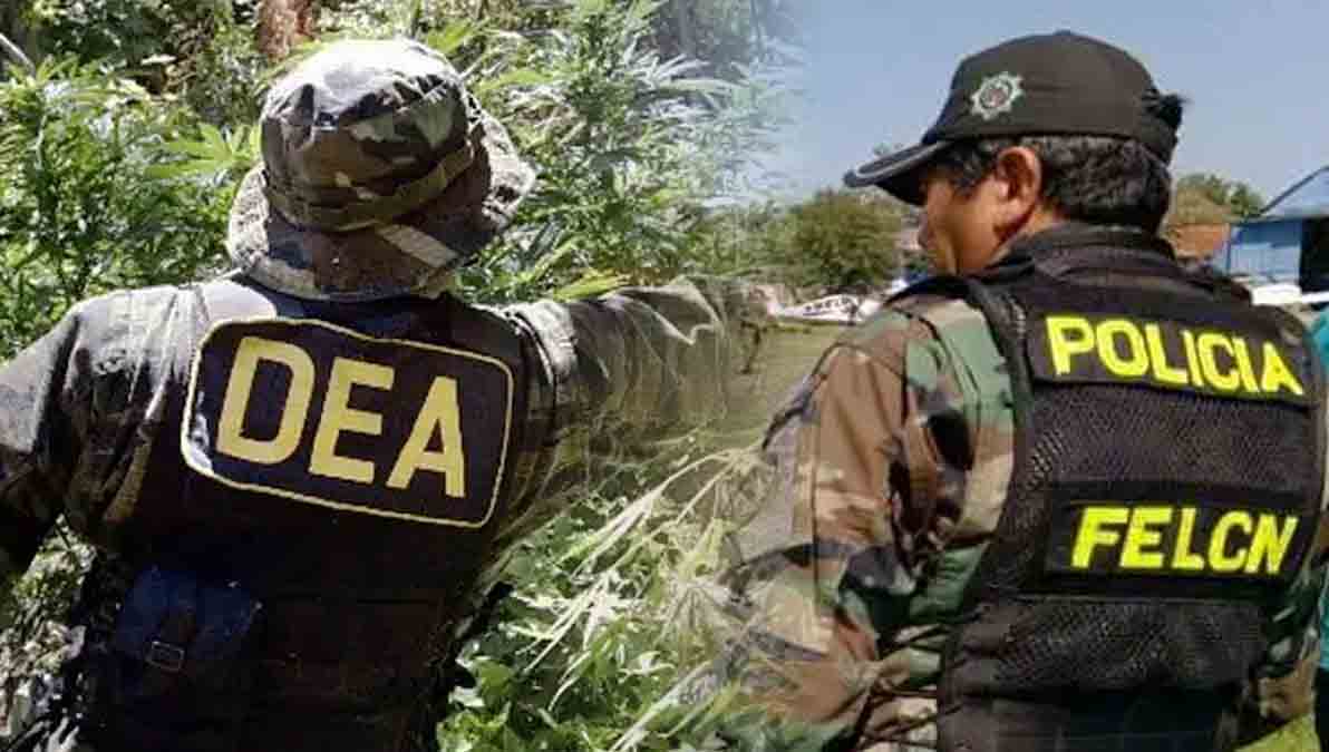un agente de la DEA y un policía boliviano de la Felcn