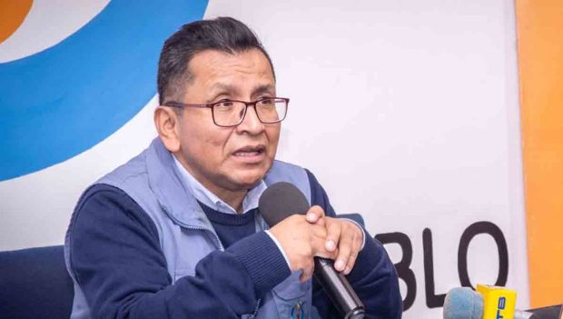 El defensor del Pueblo, Pedro Callisaya