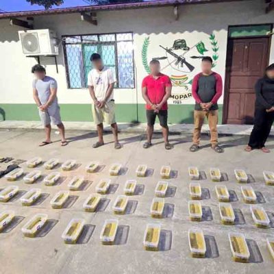 Felcn secuestra armas y droga en Villa Tunari