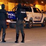 policías en los alrededores de la cárcel donde ocurrió la matanza