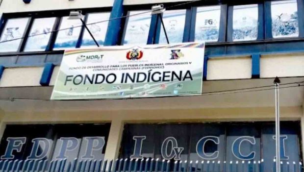 edificio del Fondo Indígena en La Paz