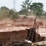 el río Piraí aumentó su caudal debido a las constantes lluvias