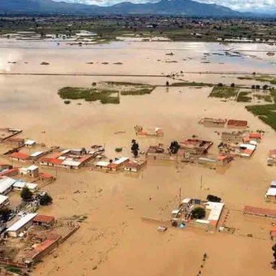 las inundaciones registradas en Santa Cruz