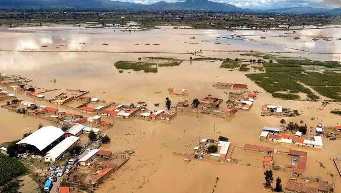 las inundaciones registradas en Santa Cruz