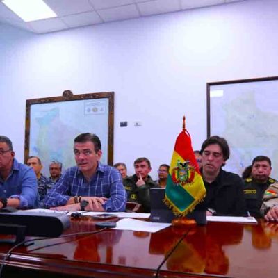 el presidente Rodrigo Paz encabeza el trabajo de la Sala de Crisis y Situación