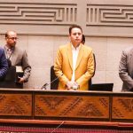 Edmand Lara en la sesión de la Asamblea Legislativa