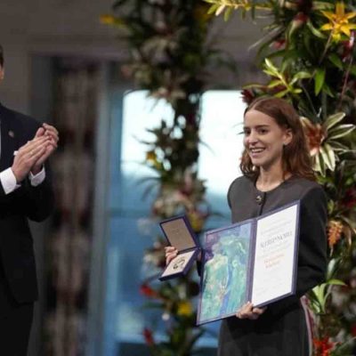 Machado recibe premio Nobel