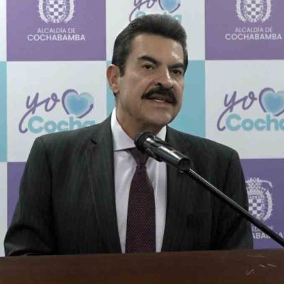Manfred Reyes Villa, alcalde de Cochabamba