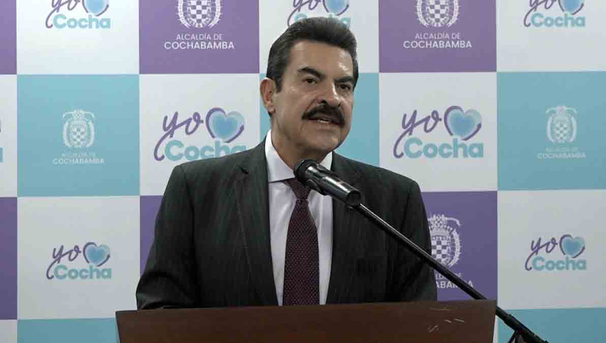 Manfred Reyes Villa, alcalde de Cochabamba