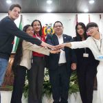 el fiscal Roger Mariaca en el lanzamiento de la campaña entornos digitales seguros