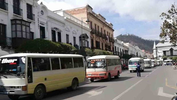 tarifas de micros en Sucre